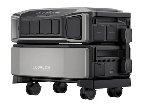 EcoFlow DELTA Pro Ultra inverter on a battery, on wheels